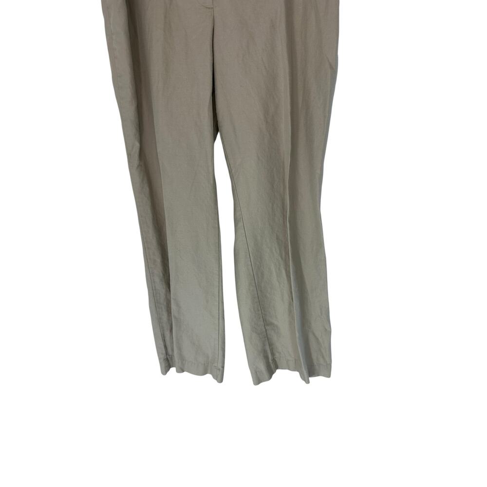 Talbots Heritage Pants Tan Khaki Office Work Career‎ Straight Leg Size 14 - Picture 5 of 12